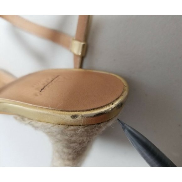 Castaner Lia Sandal Metallic Gold Oro Claro Womens Size 35 - Picture 8 of 9